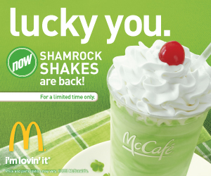 McDonalds Shamrock Shake